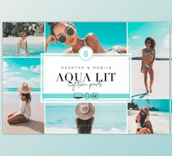 Download AQUA LIT – Lightroom Presets 6425031 (Mob, Desk)