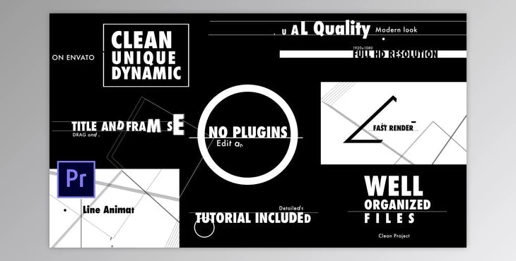 Download Titles And Frames - Premiere Pro Version (Videohive 34095025)