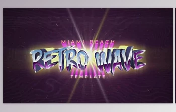 Download <span class='badge badge-warning'>Retro</span> Wave Title (Videohive 34065016)
