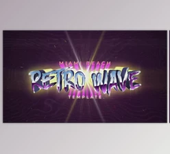 Download Retro Wave Title (Videohive 34065016)