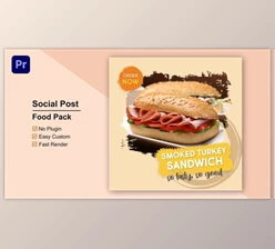 Download Food Social Post Mogrt 14 (Videohive 34087953)