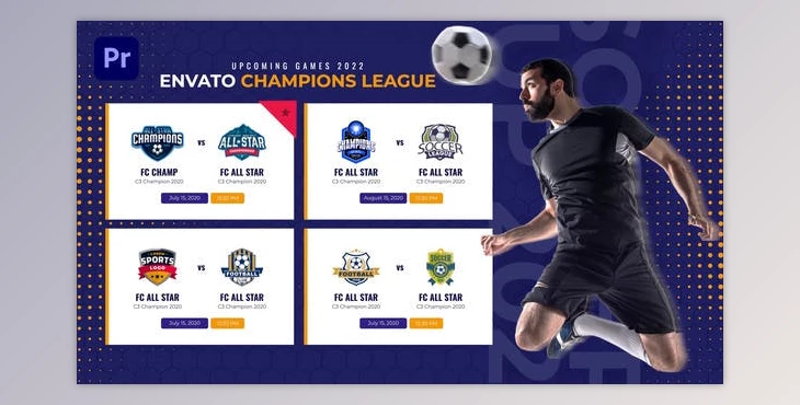 Download Football Promo Social Video Mogrt 16 (Videohive 34088414)