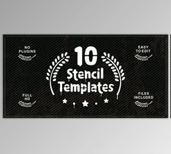 Download Ten Stencil Templates (Videohive 13103035) - AE Project