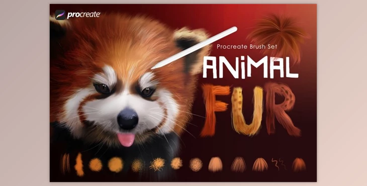 Download Animal Fur Procreate Brushes CreativeMarket-5476074