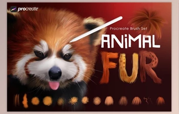 Download Animal Fur <span class='badge badge-warning'>Procreate</span> Brushes CreativeMarket-5476074