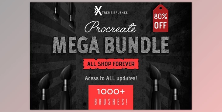 Download CreativeMarket-700+ Procreate MEGA BUNDLE 3305112 ( Fix Link On March 26 )