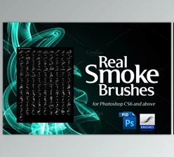 Download 100 Real Smoke Brushes for Photoshop CreativeMarket 4904310
