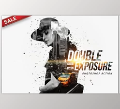 Download Double Exposure Photoshop Action (ATN, ABR, PDF)