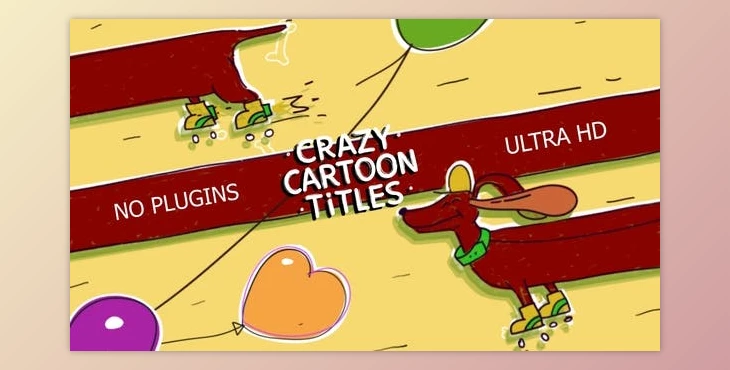 Download Crazy Cartoon Titles (Videohive 31090341) - AE Project