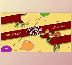 Download Crazy Cartoon Titles (Videohive 31090341) - AE Project