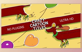 Download Crazy Cartoon <span class='badge badge-warning'>Titles</span> (<span class='badge badge-warning'>Videohive</span> 31090341) - AE Project