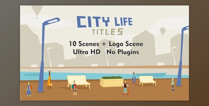 Download City Life Titles (Videohive 30067959) - AE Project