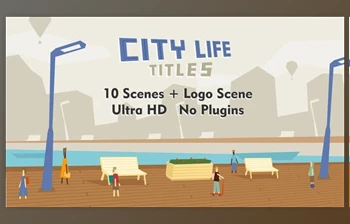 Download City <span class='badge badge-warning'>Life</span> Titles (Videohive 30067959) - AE Project