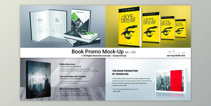 Download Book Promo Mock-Up (Videohive 34106126) - AE Project