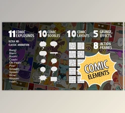 Download Comic Elements (Videohive 21277298) - AE Project