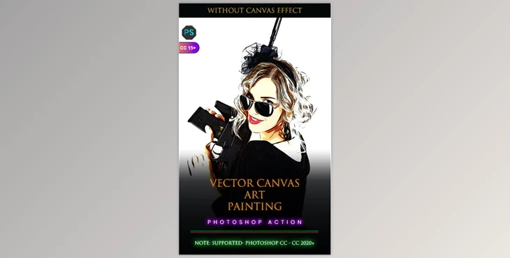 Download Vector Canvas Art Painting Photoshop Action – GraphicRiver 33762445 (ATN)