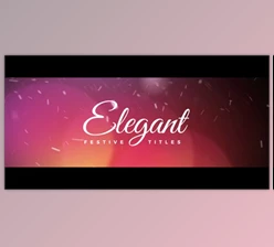 Download Elegant Festive Titles (Videohive 18710546) - AE Project