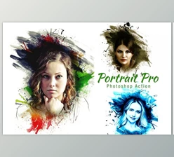 Download Portrait Pro Photoshop Action (ATN, ABR, JPG)