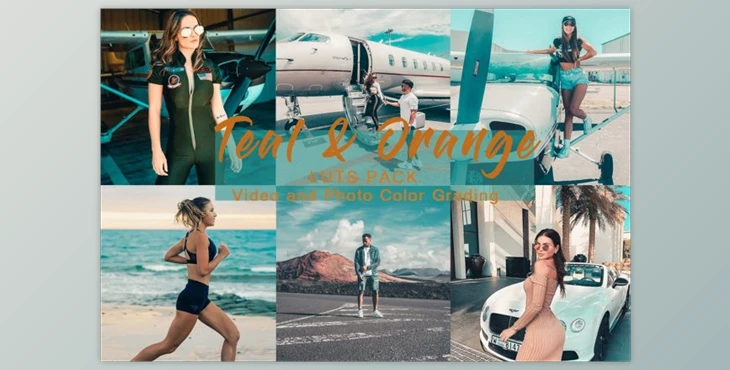 Download TEAL & ORANGE | LUTs Pack Creativemarket 4983136