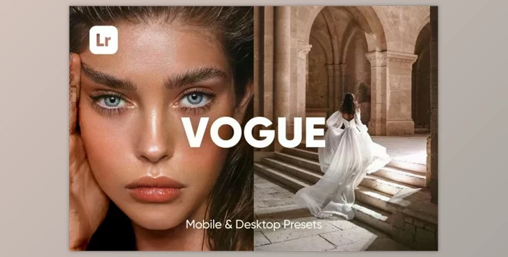 Download 5 VOGUE LIGHTROOM PRESETS 6451834 (Mob, Desk)