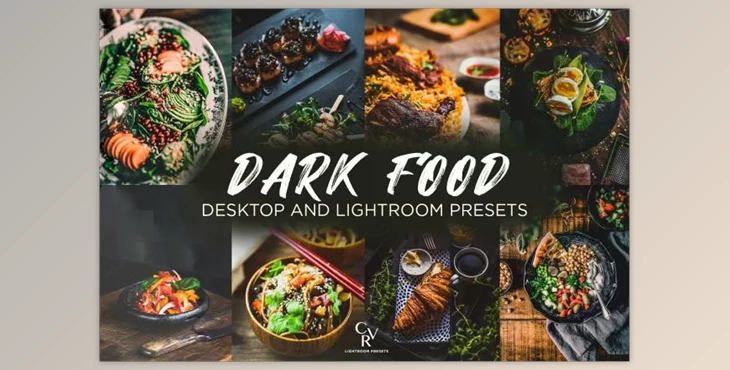 Download 6 Dark Food Lightroom Presets CreativeMarket 6426609