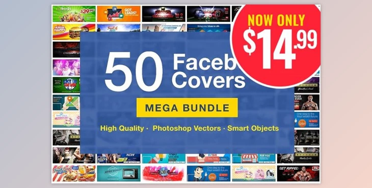 Download 50 FB Covers Bundle - CreativeMarket 1786252