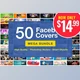 Download 50 FB Covers Bundle - CreativeMarket 1786252