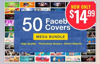 Download 50 FB <span class='badge badge-warning'>Covers</span> Bundle - CreativeMarket 1786252