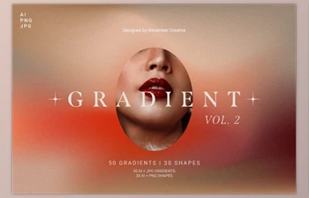Download 80 Vibrant Gradients & Shapes <span class='badge badge-warning'>CreativeMarket-5931698</span> (PNG)