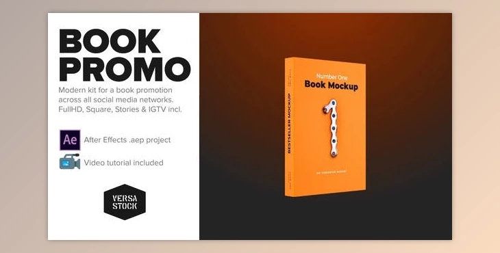 Download Book Social Media Promo Kit (Videohive 23519050) - AE Project