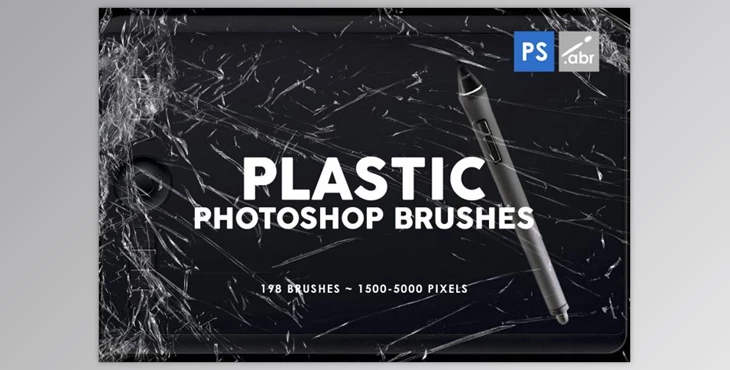 Download 198 Plastic Photoshop Brushes CreativeMarket-3814352 (ABR)