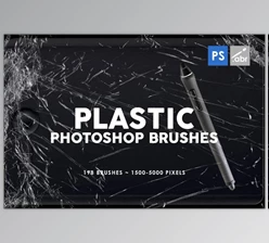 Download 198 Plastic Photoshop Brushes CreativeMarket-3814352 (ABR)