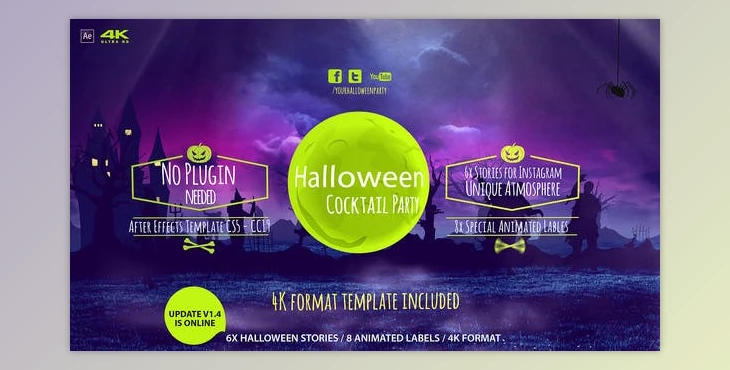 Download Favorite Halloween Party v1.4 (Videohive 9218847) - AE Project