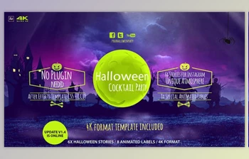 Download Favorite Halloween Party <span class='badge badge-warning'>v1.4</span> (Videohive 9218847) - AE Project