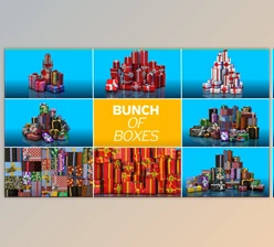 Download Gift Boxes Element 3D Pack (Videohive 25593365) - AE Project