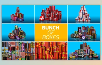 Download Gift Boxes <span class='badge badge-warning'>Element</span> <span class='badge badge-warning'>3D</span> Pack (<span class='badge badge-warning'>Videohive</span> 25593365) - AE <span class='badge badge-warning'>Project</span>