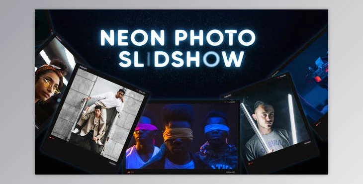 Download Neon Photo Slideshow (Videohive 34155096) - AE Project