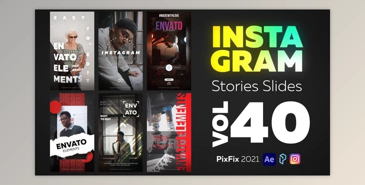 Download Instagram Stories Slides Vol. 40 (Videohive 34301627) - AE Project