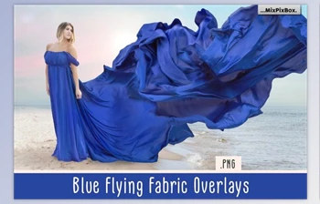 Download <span class='badge badge-warning'>Blue</span> Flying Fabric Overlays (PNG)