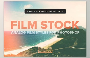 Download FilmStock <span class='badge badge-warning'>Analog</span> Photoshop Actions (ATN, ABR)