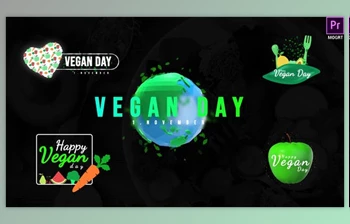 Download World Vegan Day <span class='badge badge-warning'>Titles</span> (<span class='badge badge-warning'>Videohive</span> 33909992)