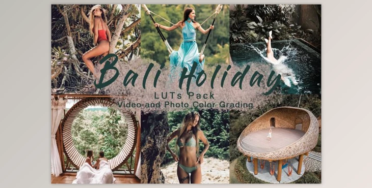 Download BALI HOLIDAY – LUTs Pack (cube)