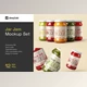 Download Jam Jar Mockup Set | Label Design CreativeMarket-5470880 (PSD, PDF)