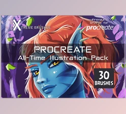 Download Procreate All-Time Illustration Pack CreativeMarket-4477180