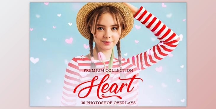 Download Heart Photoshop Overlays CreativeMarket 4725818
