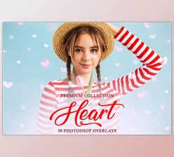 Download Heart Photoshop Overlays CreativeMarket 4725818