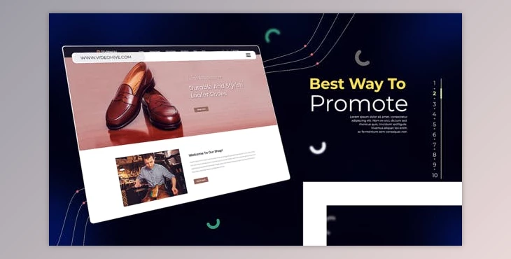 Download Web Promo Bold Line Style (Videohive 33871397) - AE Project