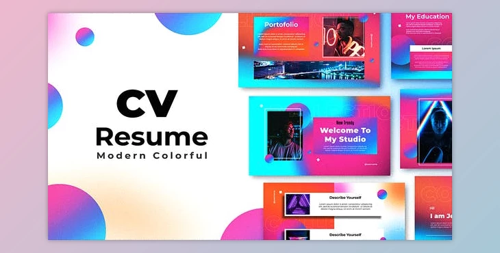 Download Colorful Gradient Slideshow (Videohive 34193835) - AE Project