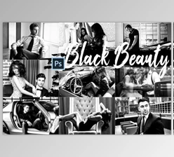 Download 05 Black Beauty Photoshop Actions, ACR and LUT presets