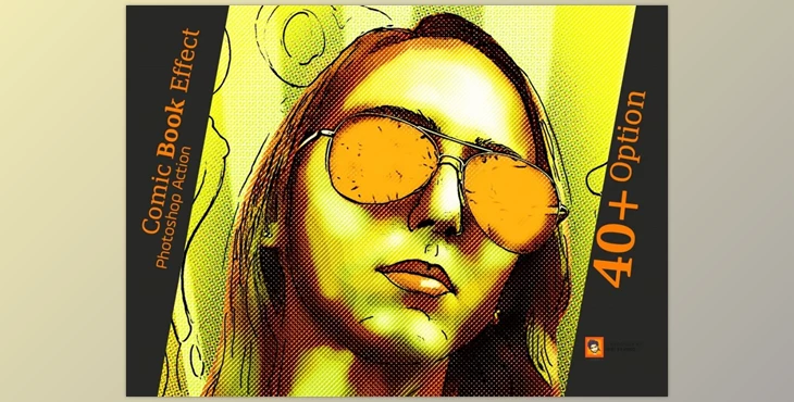 Download Comic Book Effect Photoshop Action CreativeMarket-3501813 (PAT, ATN)